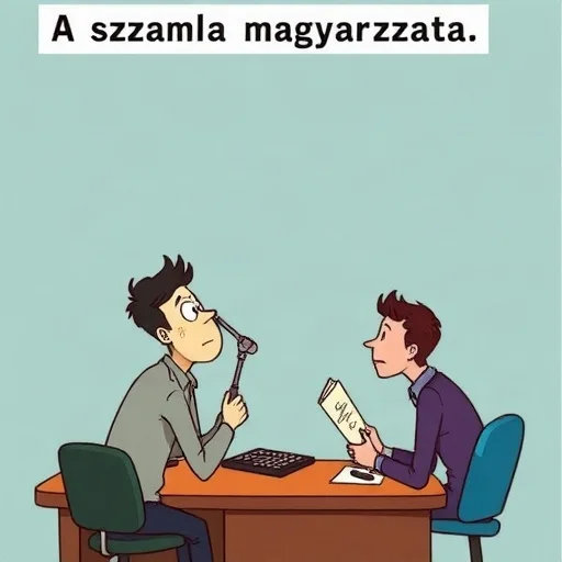 A számla magyarázata