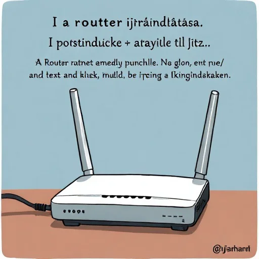 A router újraindítása