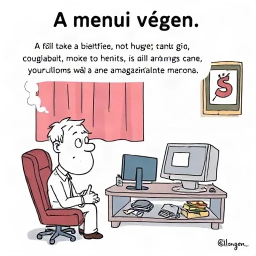 A menü végén