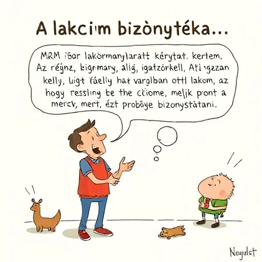A lakcím bizonyítéka