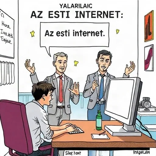 Az esti internet