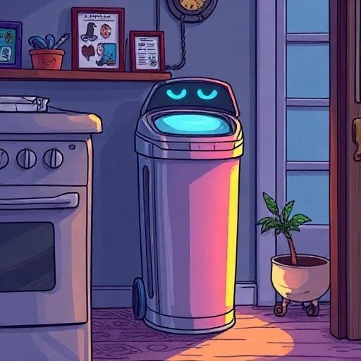 The Futuristic Trash Can